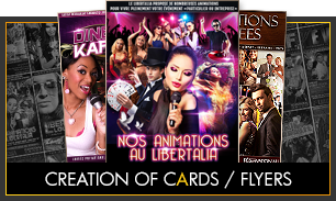 Creation of cards / flyers