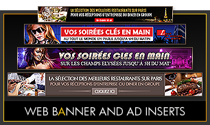 Web banner and Ad inserts