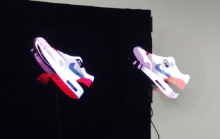 Hologramme 3D flottant Sneakers