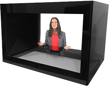 Vitrine holographique ONE FACE BOXED