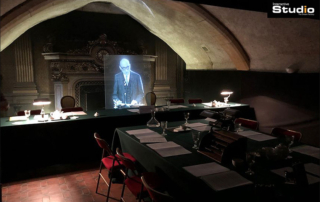 Hologramme taille réel au musée Robert Schuman