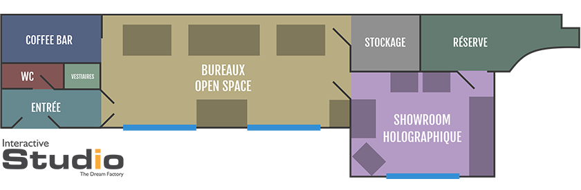 Plan des nouveaux bureaux