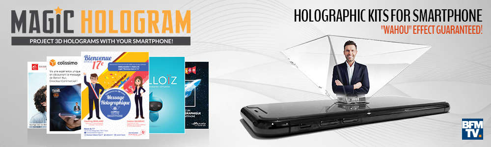 3d Holographic Pyramid Mobile Projector Hologram for Smartphone iPhone  Samsung