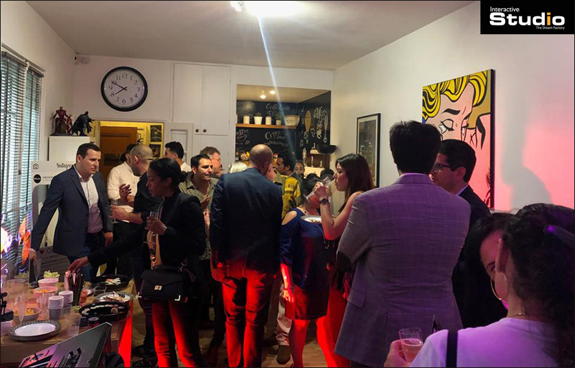 Champagne & Hologrammes II - Afterwork Interactive Studio Paris