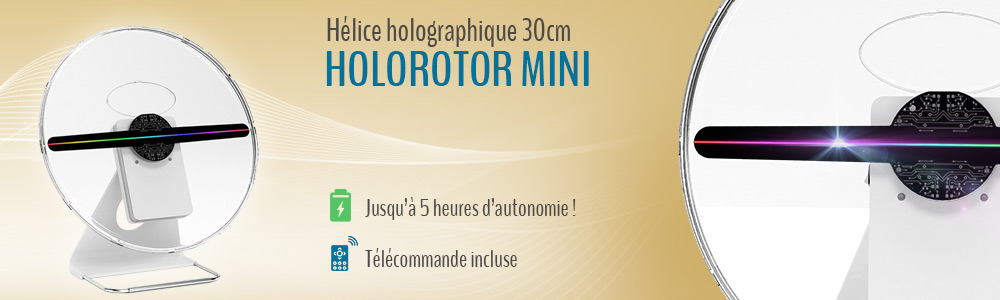Hélice holographique HoloRotor Mini 30cm