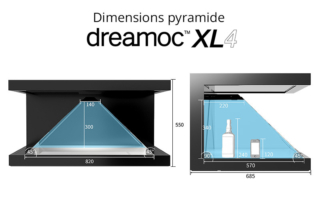 Pyramide holographique Dreamoc XL4