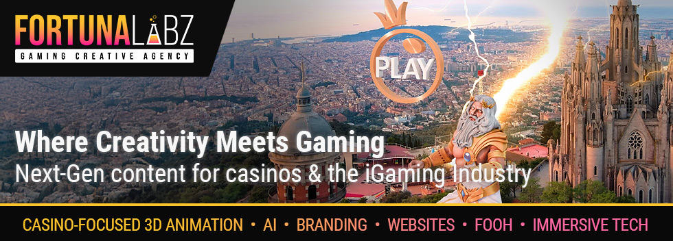 Fortuna Labz Next-gen content for casino and iGaming brands: FOOH, 3D, AI characters, motion design, metaverse games, branding & webdesign.
