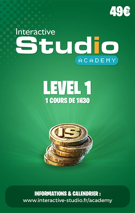Carte cadeau Interactive Studio Academy Level1