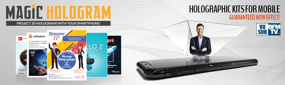 Holographic pyramids for smartphone quotation Holographic pyramids for smartphone quotation