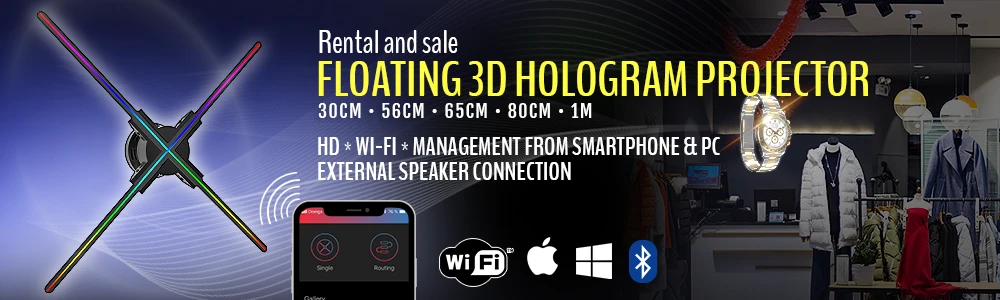 3D Floating hologram projector