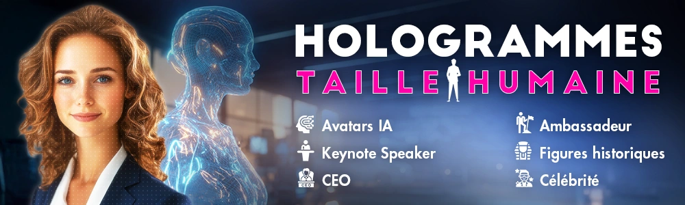 Hologramme à taille humaine : combinez des hélices holographiques 3D !