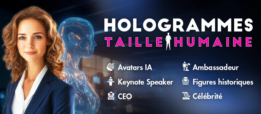 Hologramme à taille humaine : combinez des hélices holographiques 3D !