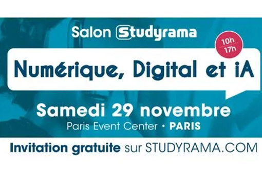 Salon Studyrama des Formations du Digital, Numérique & de l’IA