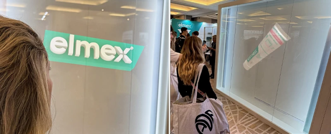 Hologramme ELMEX au Congrès ADF – Motion Design & Hélice 3D