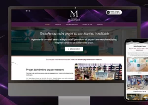 Maison Magence : Création de Site web corporate pour une agence de conseil retail
