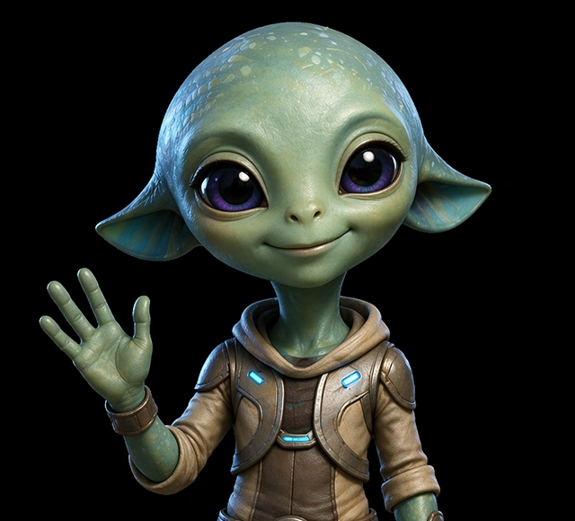 Holographic AI creatures and characters