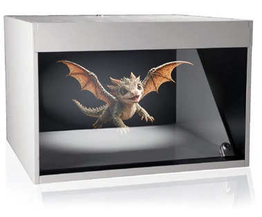 Creature AI Vitrine holographique