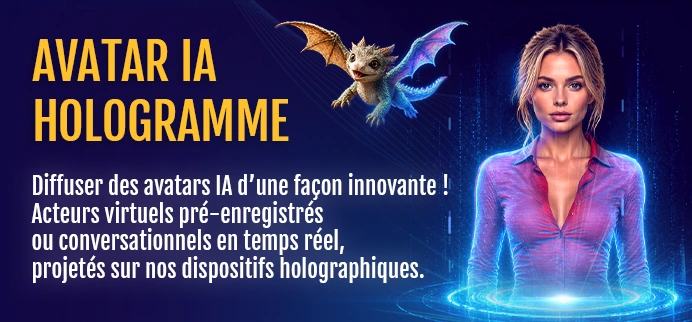 Avatar IA hologramme : donnez une présence physique à votre intelligence artificielle