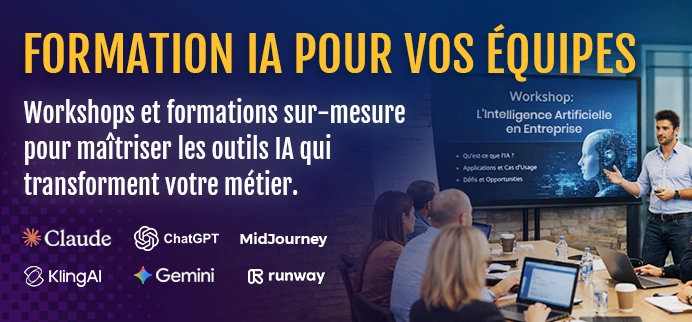 Formation et workshop IA en entreprise : maîtrisez les IA génératives