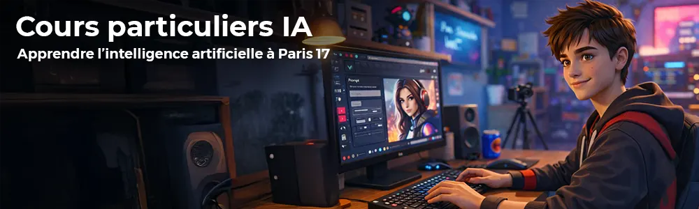 Cours particuliers IA – Apprendre l’intelligence artificielle à Paris 17 Cours particuliers IA – Apprendre l’intelligence artificielle à Paris 17