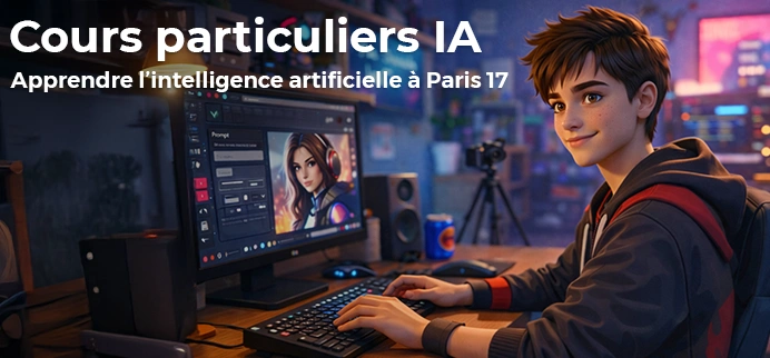 Cours particuliers IA – Apprendre l’intelligence artificielle à Paris 17 Cours particuliers IA – Apprendre l’intelligence artificielle à Paris 17