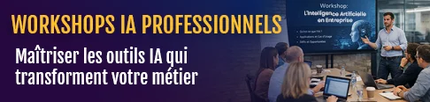 Workshops IA Professionnels pour vos équipes