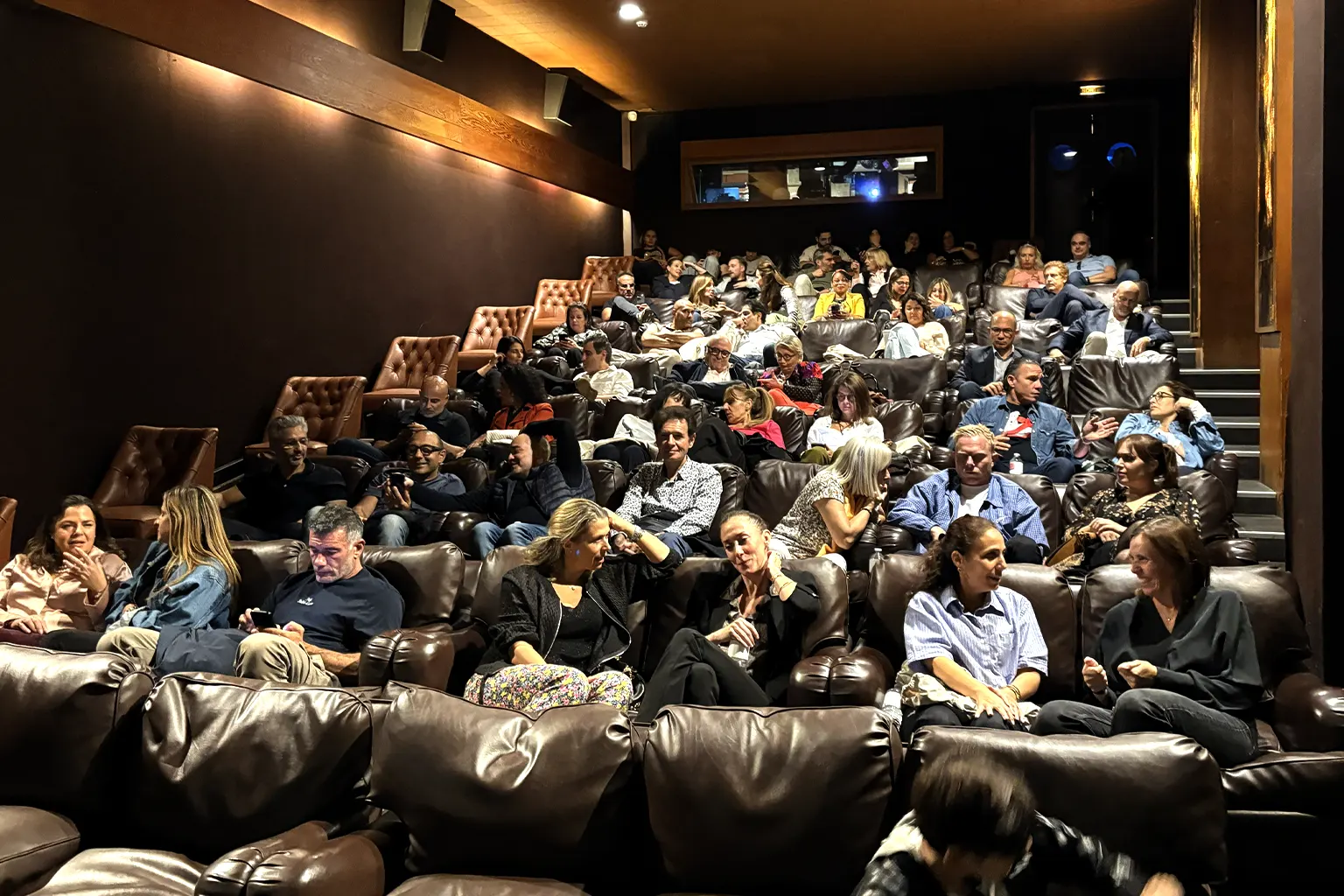 Over 70 specially invited guests attended the exclusive premiere of Washing Dreams.