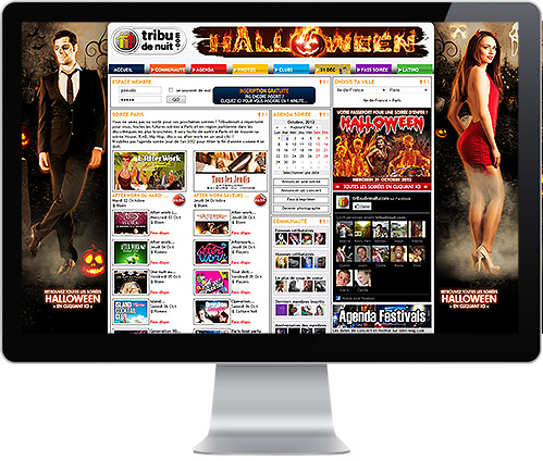 Création de design événementiel site web Création de design événementiel site web
