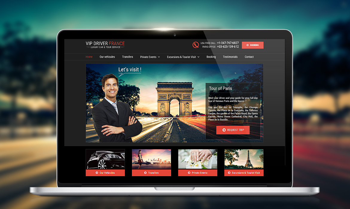 VIP Driver France : chauffeur privé pour vos déplacements privés ou professionnels VIP Driver France : private chauffeur in France