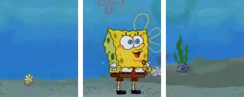 bob-eponge-gif3d Gif Animé - illusion 3D
