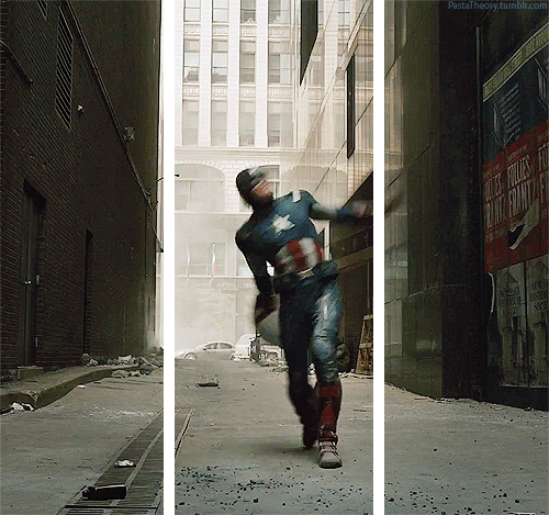 captain-america-gif3d Gif Animé - illusion 3D