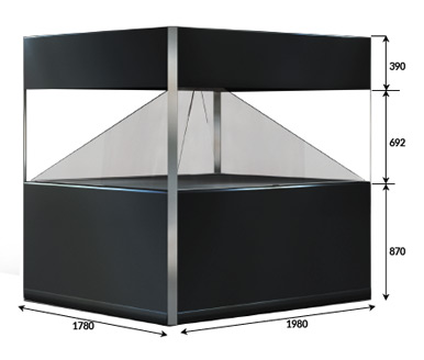 taille-vitrine-holographique-dreamox-xxl3 Dimensions Dreamoc XXL3