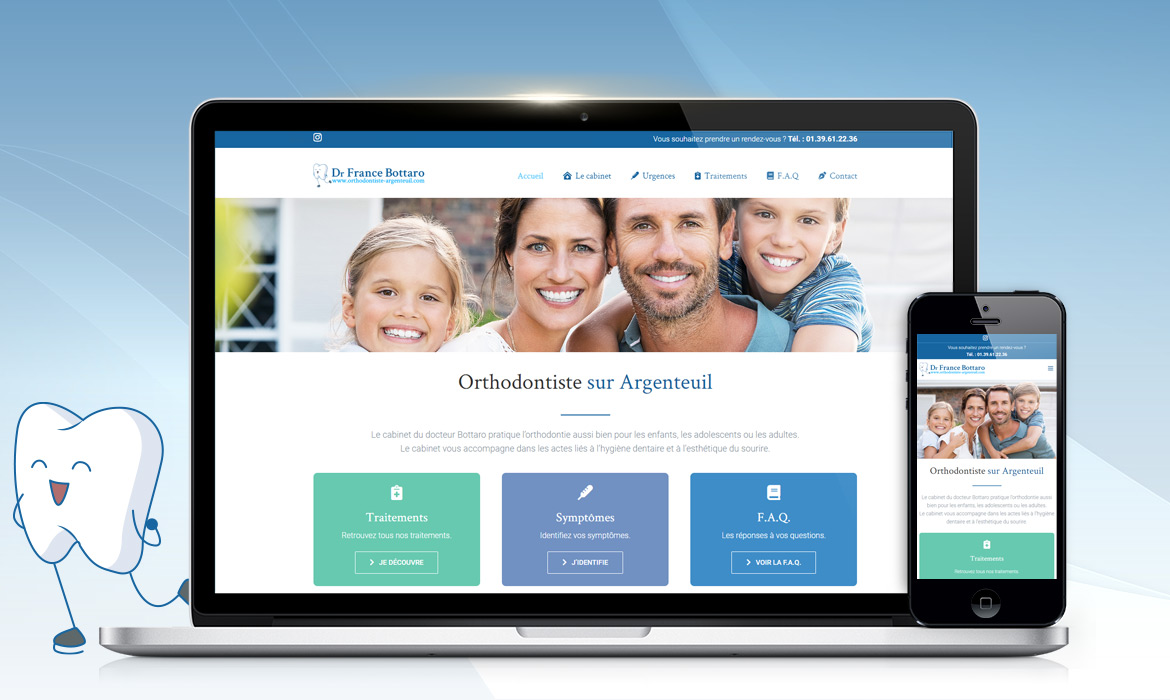 Création de site web Paris Orthodontiste Argenteuil Orthodontiste Argenteuil, soins dentaires, appareil dentaire