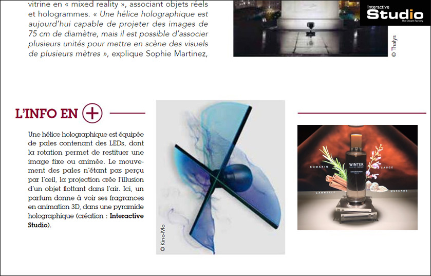 Article Presse : Industries Créatives / Interactive Studio