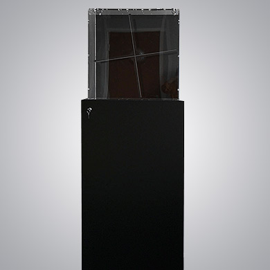 meuble-stele-hypervsn Meuble stèle Hélice holographique HYPERVSN de Kynomo