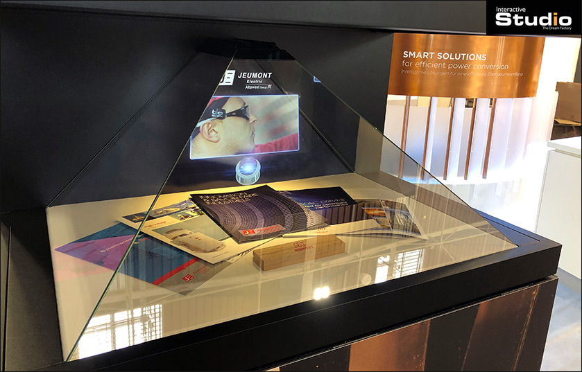 Borne holographique Jeumont Electric Salon Porte de Versailles