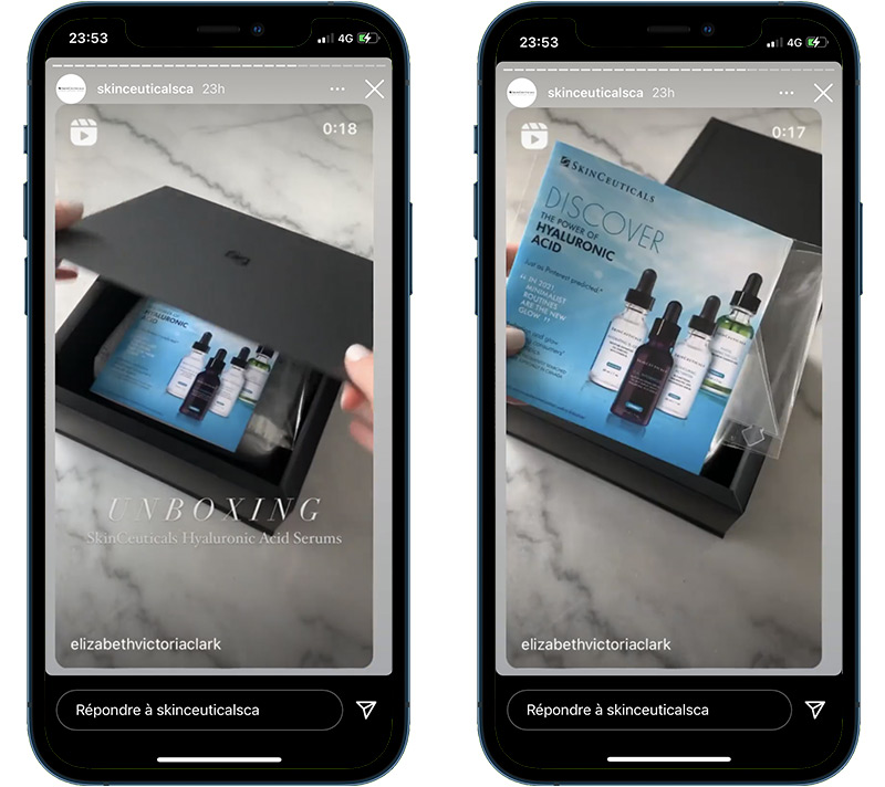 Influenceurs et le goodies holographique Magic Hologram pour les produits Skinceuticals Influenceurs et le goodies holographique Magic Hologram pour les produits Skinceuticals