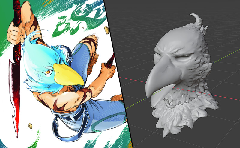 Metaverse Studio Modélisation 3D manga Shangri-La