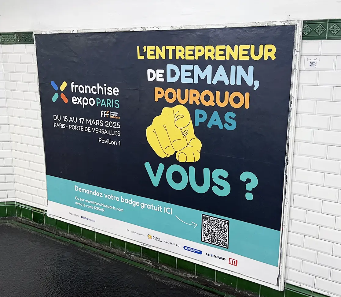 Campagne Métro Franchise Expo